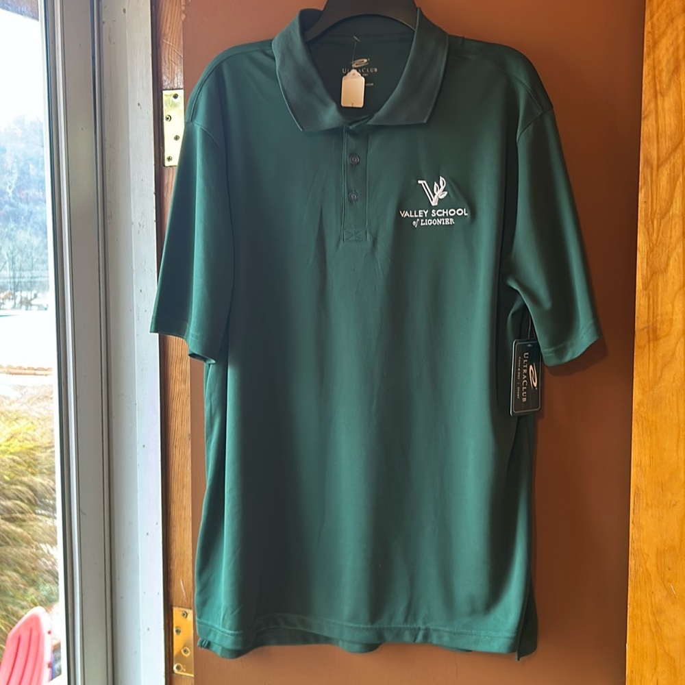 BNWT Ultra Club cool & dry golf ⛳️ shirt, size Large color green